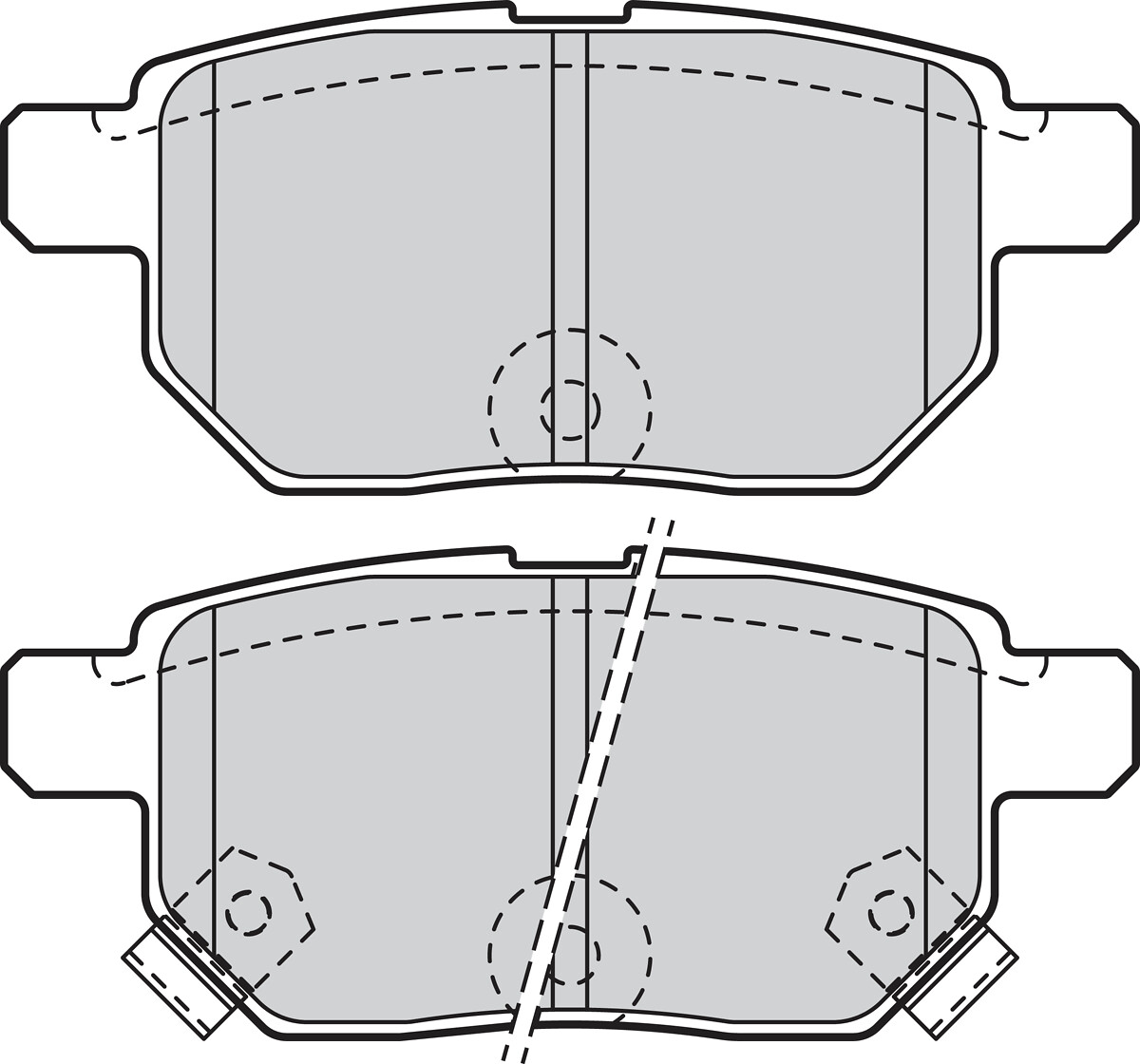 Jeu de 4 plaquettes de frein VALEO ref. 302085